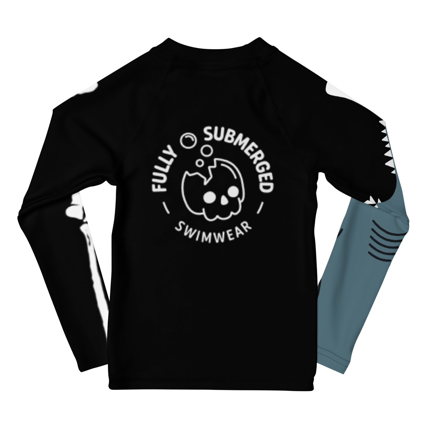 Kids Shark Bite Rash Guard