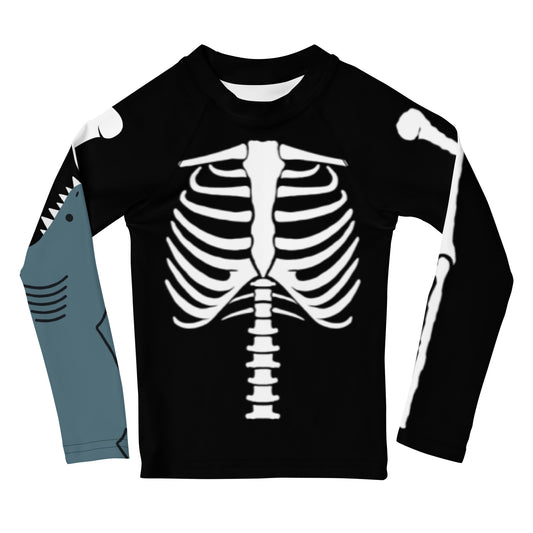 Kids Shark Bite Rash Guard