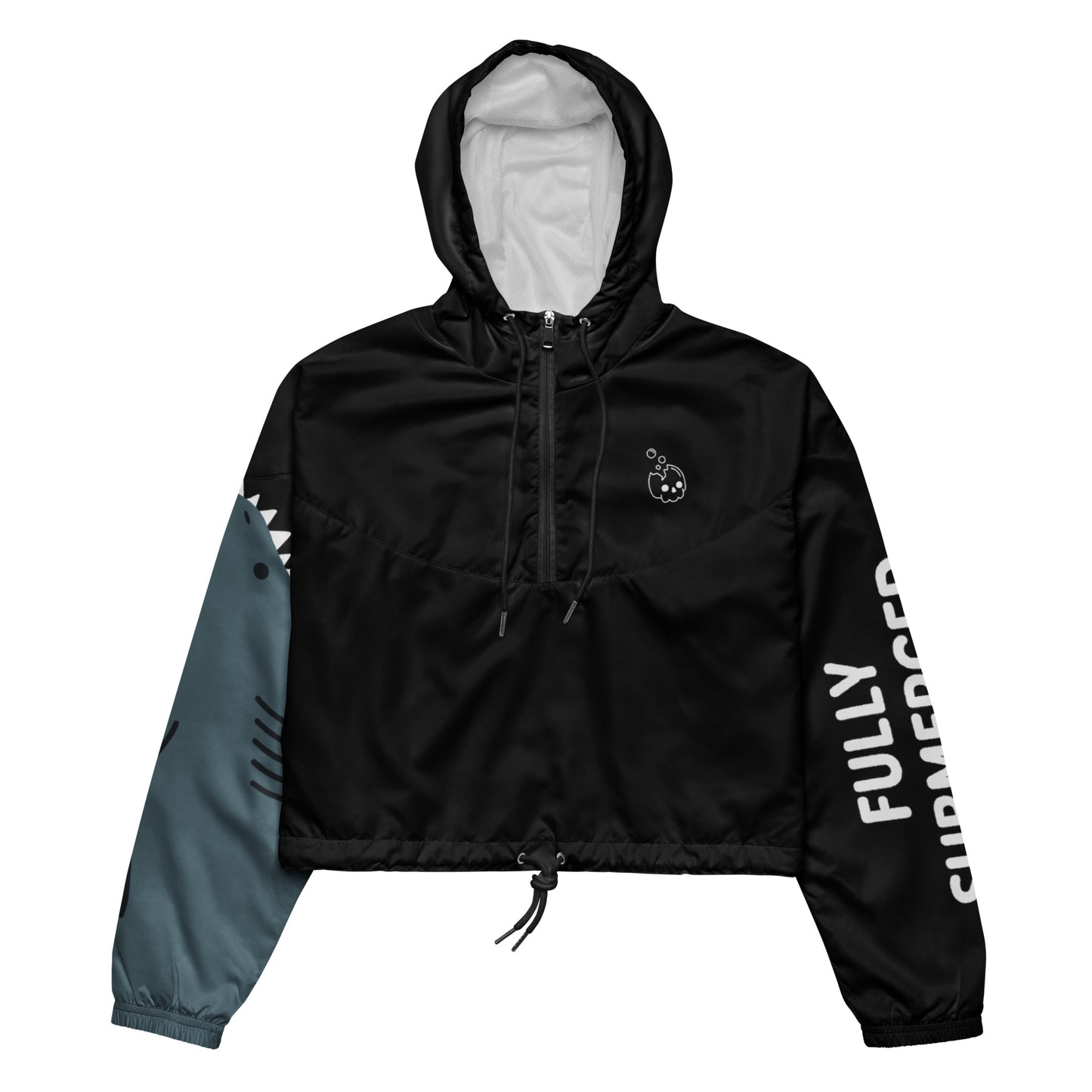 Women’s Shark Bite Cropped Windbreaker