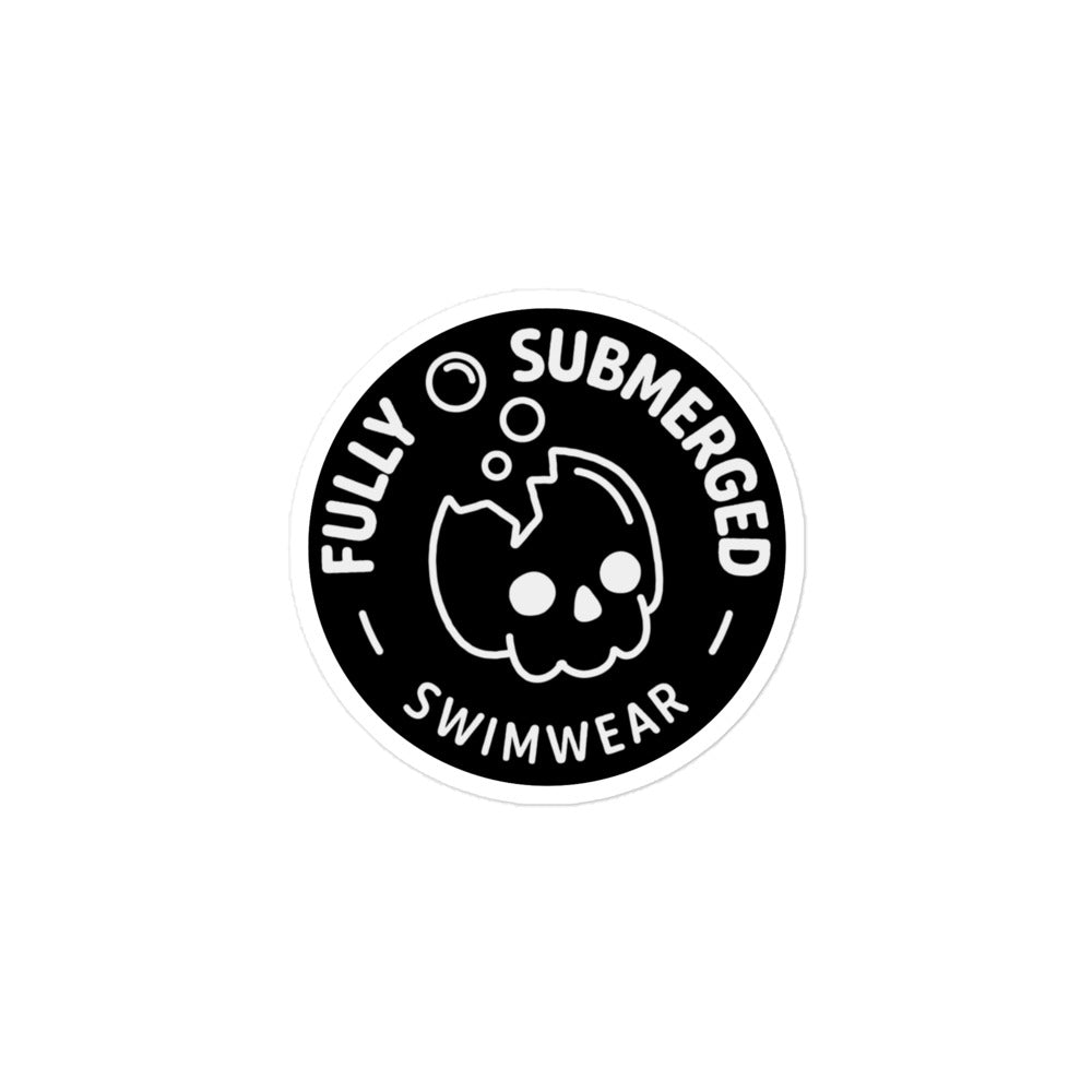 Fully Submerged Logo Sticker